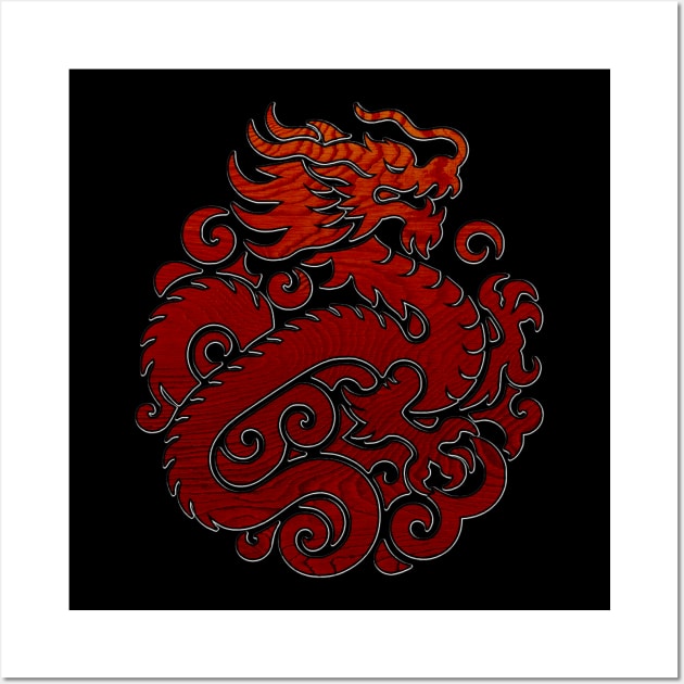 LUNAR NEW YEAR 2024 OF THE DRAGON WOOD ELEMENT Wall Art by StayVibing